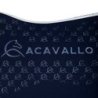 Acavallo Sottosella dressage con bambù e grip silicone - Deep Blue/Bianco