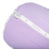 Acavallo Sottosella dressage con bambù e grip silicone - Lilla/Bianco