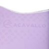 Acavallo Sottosella dressage con bambù e grip silicone - Lilla/Bianco