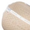 Acavallo Sottosella dressage con bambù e grip silicone - Sabbia/Bianco