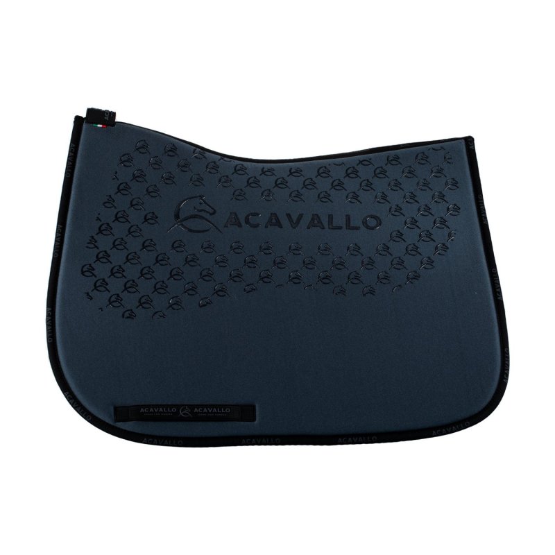 Acavallo Sottosella dressage con bambù e grip silicone - Smoke Dore/Nero