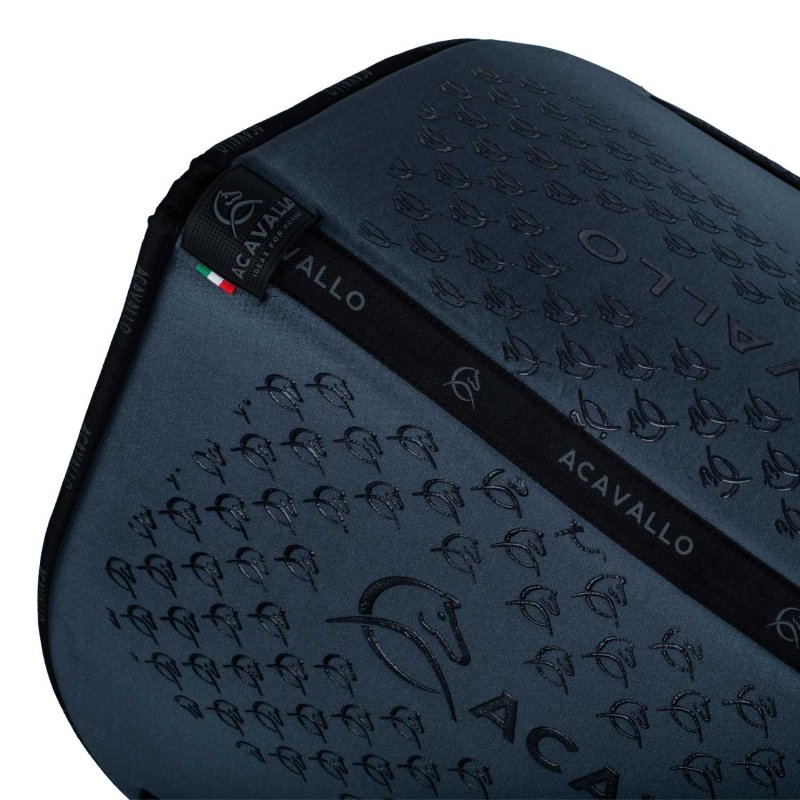 Acavallo Sottosella dressage con bambù e grip silicone - Smoke Dore/Nero