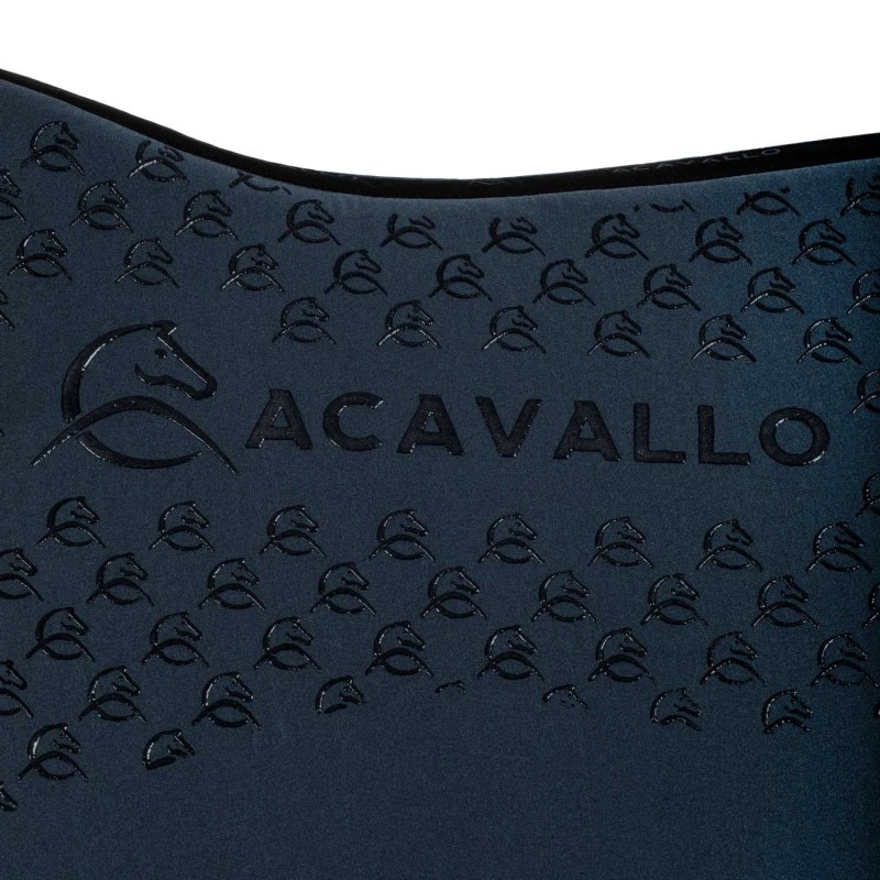 Acavallo Sottosella dressage con bambù e grip silicone - Smoke Dore/Nero