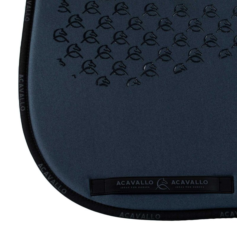 Acavallo Sottosella dressage con bambù e grip silicone - Smoke Dore/Nero