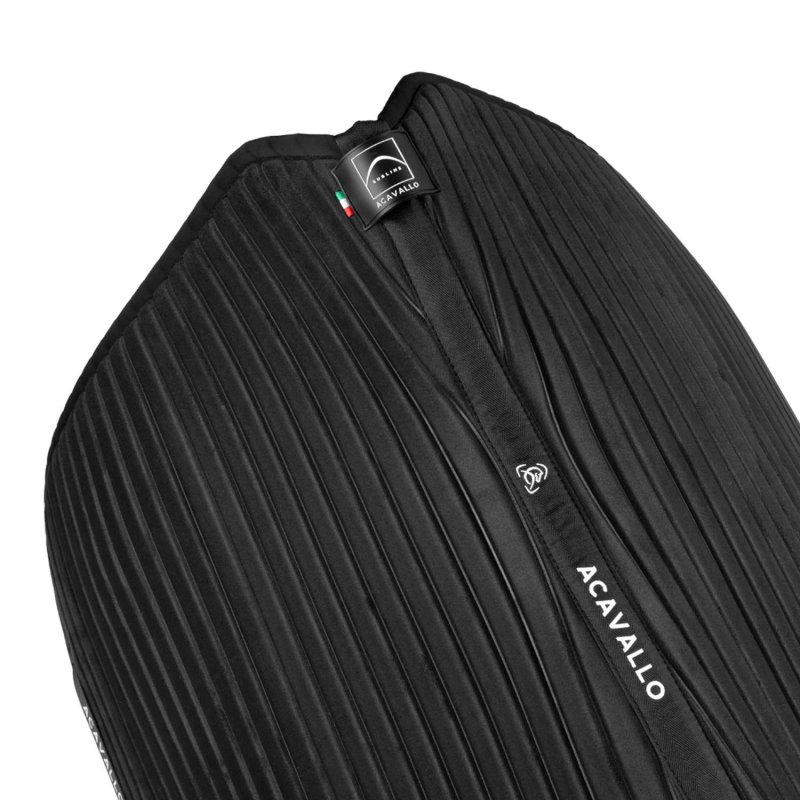 Acavallo Sottosella dressage Sublime angolato a strisce - Nero