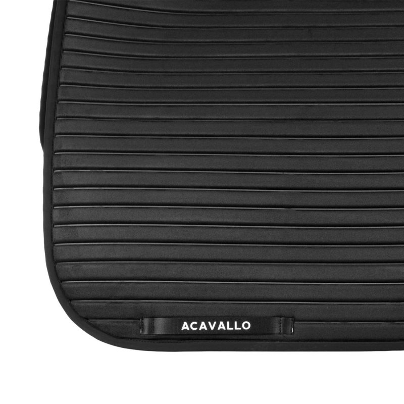Acavallo Sottosella dressage Sublime angolato a strisce - Nero