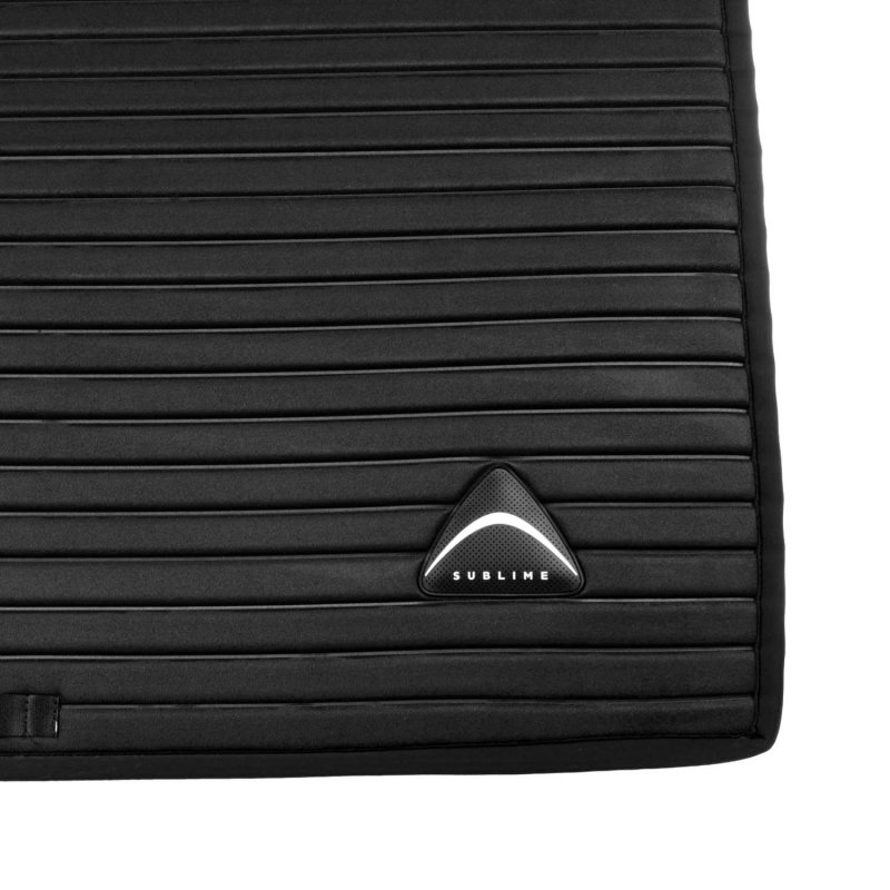 Acavallo Sottosella dressage Sublime angolato a strisce - Nero