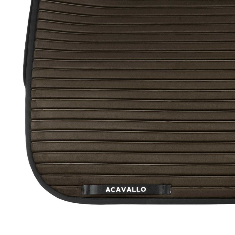 Acavallo Sottosella dressage Sublime angolato a strisce - Marrone