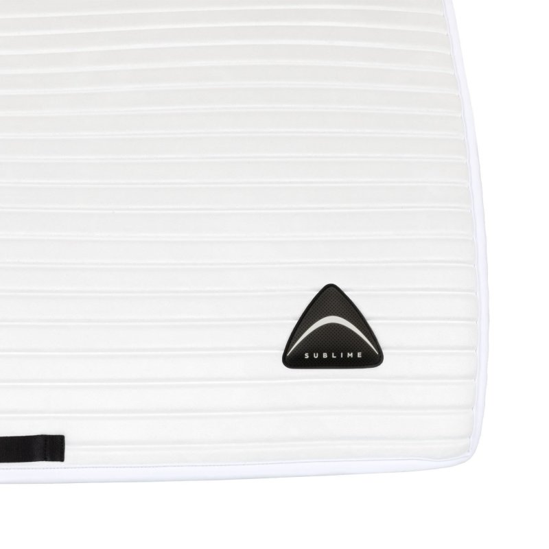 Acavallo Sottosella dressage Sublime angolato a strisce - Bianco
