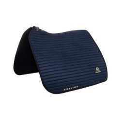 Acavallo Sottosella dressage Sublime in camoscio a strisce - Blu navy
