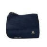 Acavallo Sottosella dressage Sublime in camoscio a strisce - Blu navy