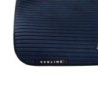 Acavallo Sottosella dressage Sublime in camoscio a strisce - Blu navy