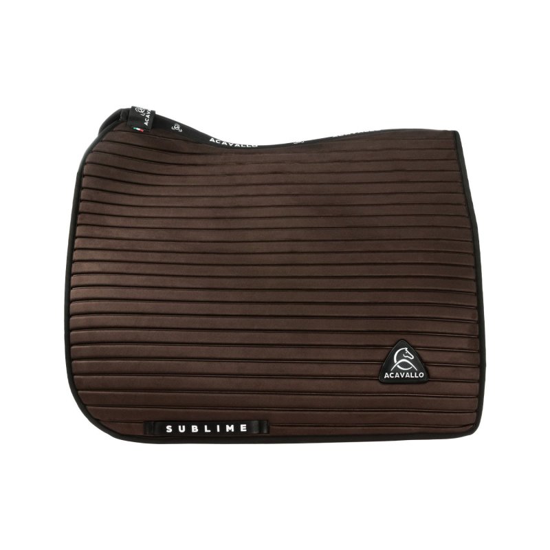 Acavallo Sottosella dressage Sublime in camoscio a strisce - Marrone