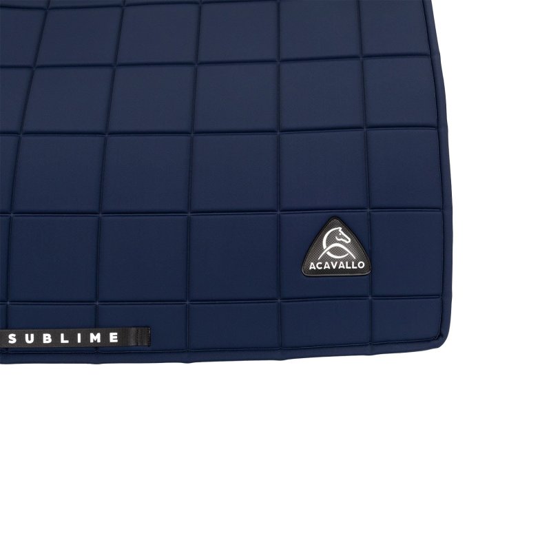 Acavallo Sottosella dressage Sublime in tessuto tecnico a quadri - Blu navy