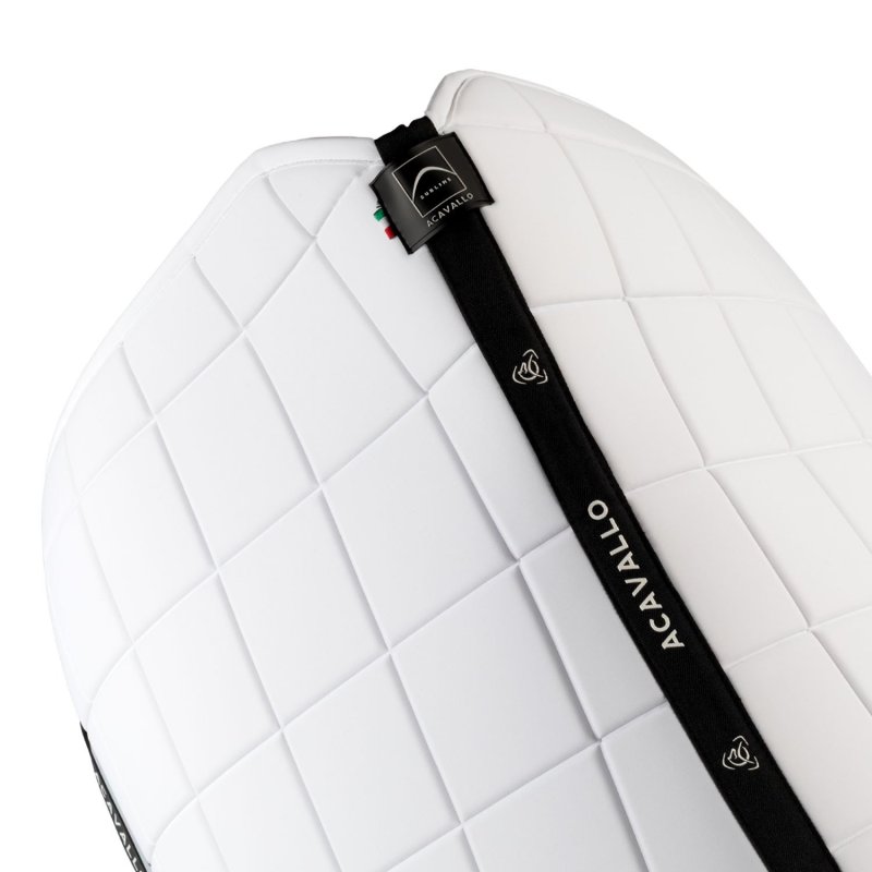 Acavallo Sottosella dressage Sublime angolato a quadri - Bianco