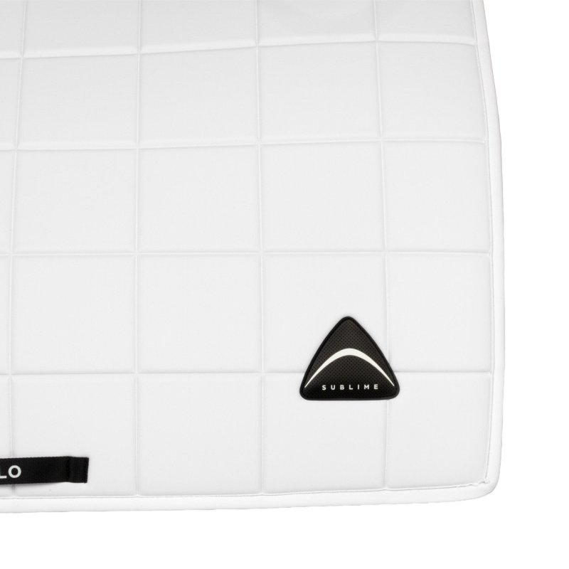 Acavallo Sottosella dressage Sublime angolato a quadri - Bianco
