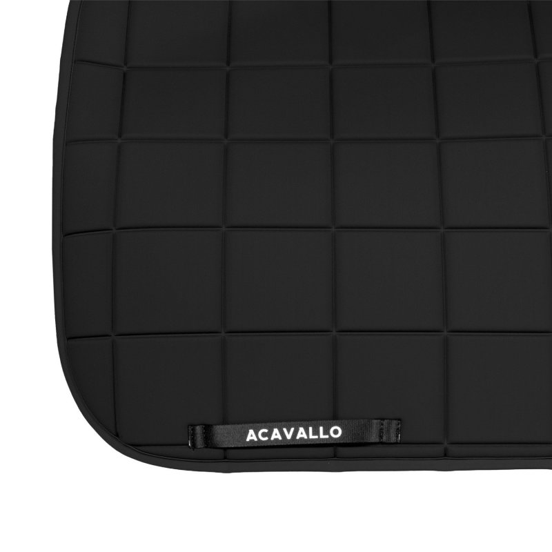 Acavallo Sottosella dressage Sublime angolato a quadri - Nero