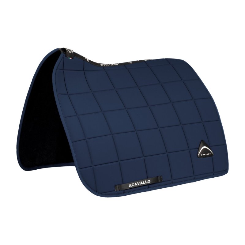 Acavallo Sottosella dressage Sublime angolato a quadri - Blu navy