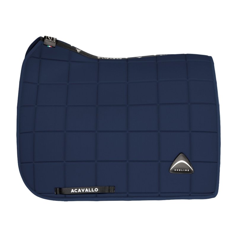 Acavallo Sottosella dressage Sublime angolato a quadri - Blu navy