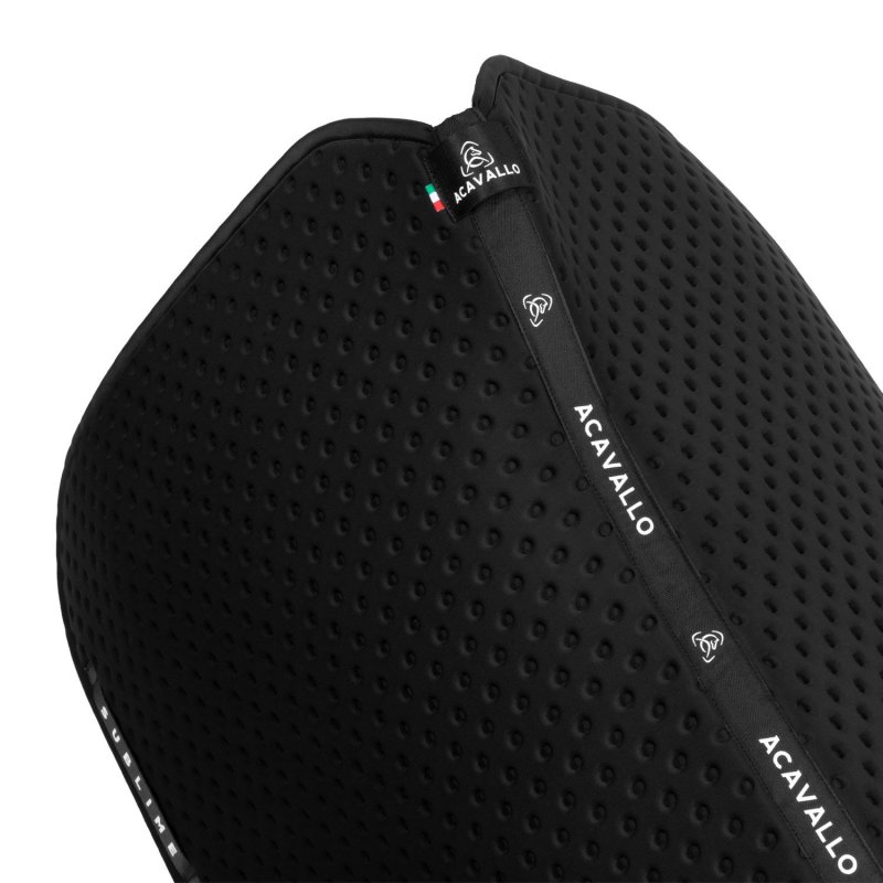 Acavallo Sottosella dressage Sublime in tessuto tecnico puntinato - Nero