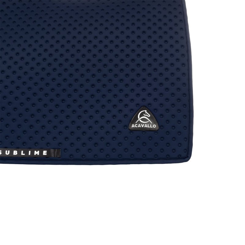 Acavallo Sottosella dressage Sublime in tessuto tecnico puntinato - Blu navy