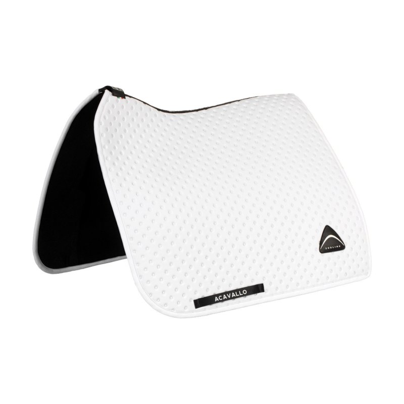 Acavallo Sottosella dressage Sublime puntinato AC885S - Bianco