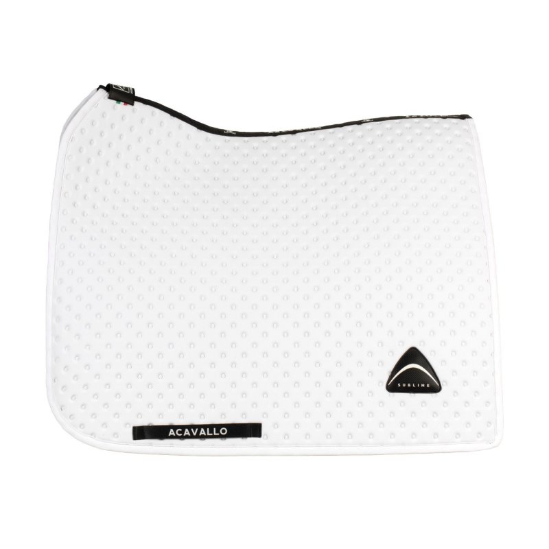 Acavallo Sottosella dressage Sublime puntinato AC885S - Bianco