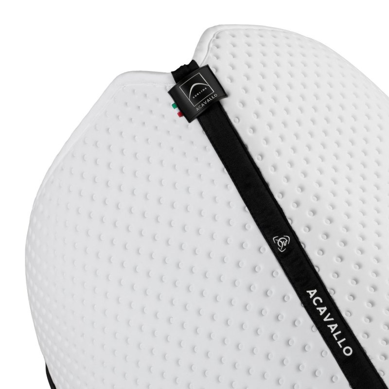 Acavallo Sottosella dressage Sublime puntinato AC885S - Bianco