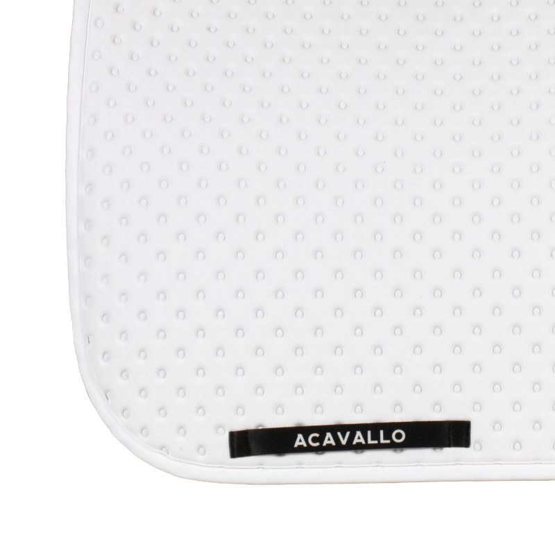 Acavallo Sottosella dressage Sublime puntinato AC885S - Bianco