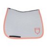 Equestro Sottosella Wave Quilting dressage in tessuto tecnico - Harbor Mist/Desert Flower