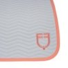 Equestro Sottosella Wave Quilting dressage in tessuto tecnico - Harbor Mist/Desert Flower
