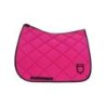 Equestro Sottosella da dressage in tessuto tecnico con logo - Fucsia/Nero