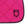 Equestro Sottosella da dressage in tessuto tecnico con logo - Fucsia/Nero