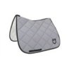 Equestro Sottosella da dressage in tessuto tecnico con logo - Grigio/Nero