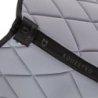 Equestro Sottosella da dressage in tessuto tecnico con logo - Grigio/Nero