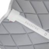 Equestro Sottosella da dressage in tessuto tecnico con logo - Grigio/Bianco