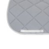 Equestro Sottosella da dressage in tessuto tecnico con logo - Grigio/Bianco