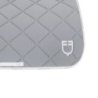 Equestro Sottosella da dressage in tessuto tecnico con logo - Grigio/Bianco