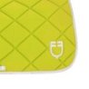 Equestro Sottosella da dressage in tessuto tecnico con logo - Lime/Bianco