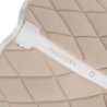 Equestro Sottosella da dressage in tessuto tecnico con logo - Sabbia/Bianco