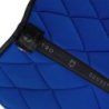 Equestro Sottosella da dressage in tessuto tecnico con logo - Sea/Nero