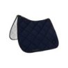 Equestro Sottosella da dressage in tessuto tecnico con logo - Blu navy/Nero
