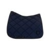Equestro Sottosella da dressage in tessuto tecnico con logo - Blu navy/Nero