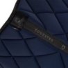 Equestro Sottosella da dressage in tessuto tecnico con logo - Blu navy/Nero