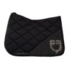 Equestro Sottosella dressage con logo strass ETH09054 - Nero