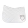 Equestro Sottosella dressage con logo strass ETH09054 - Bianco