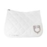 Equestro Sottosella dressage con logo strass ETH09056 - Bianco