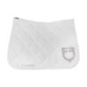 Equestro Sottosella dressage con logo strass ETH09056 - Bianco