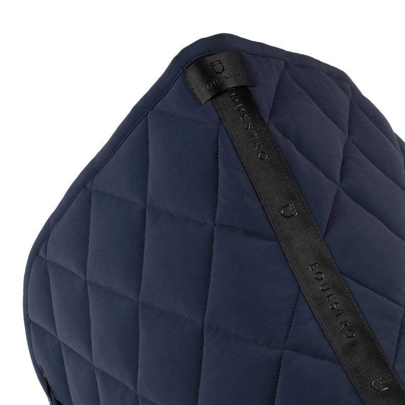 Equestro Sottosella dressage con logo strass ETH09056 - Blu navy