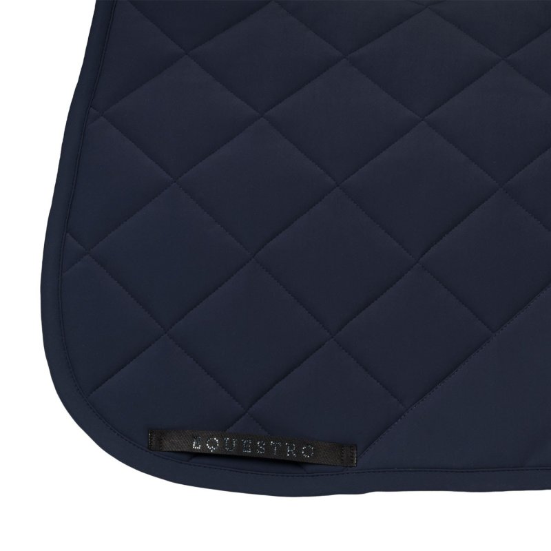 Equestro Sottosella dressage con logo strass ETH09056 - Blu navy